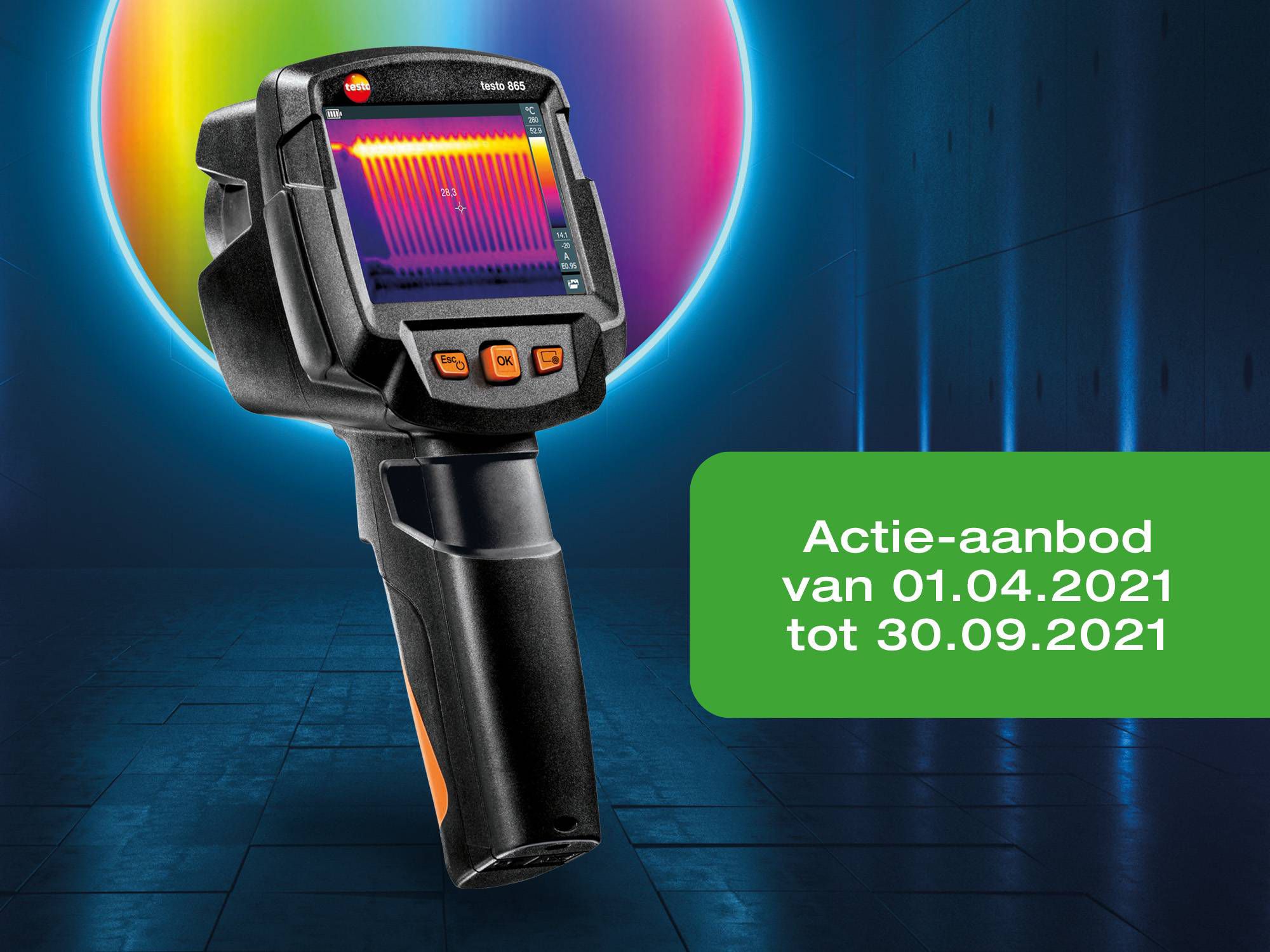 testo 865: Switch on, point, know more.