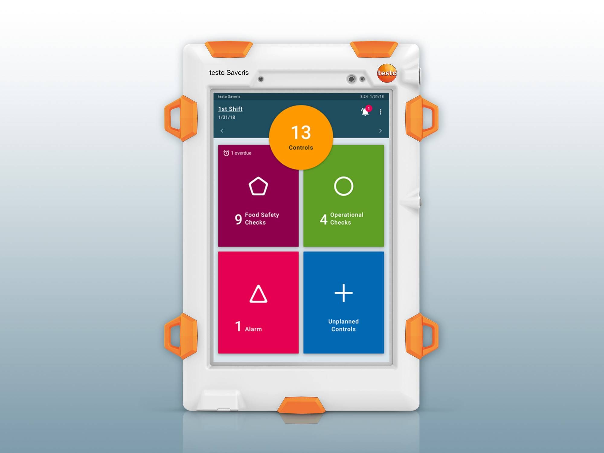 The testo Saveris Retail Chain Control Unit