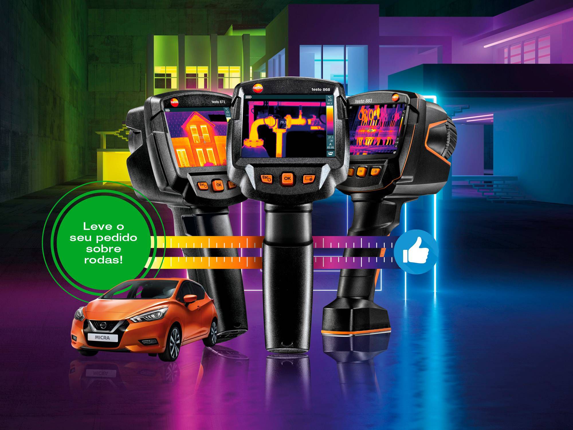 Promoção câmaras testo
