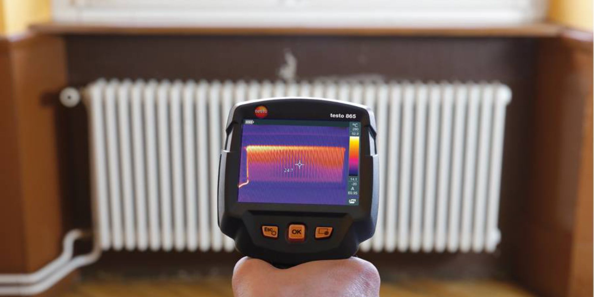 Référence client Techni'gaz 76 désembouage avec la caméra thermique 868
