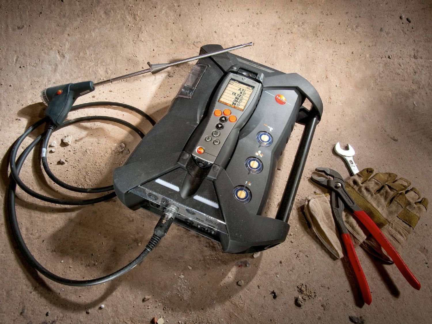 testo 350 im Einsatz