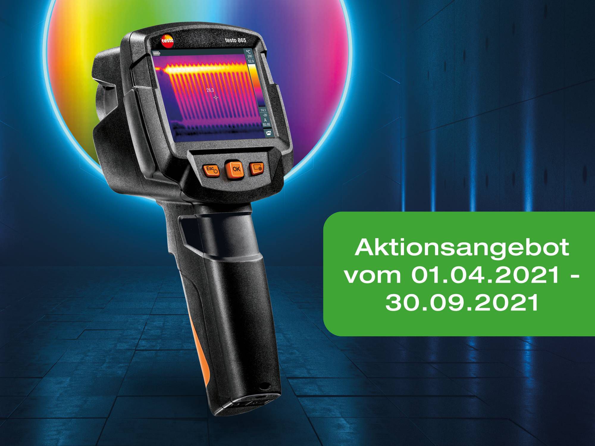 testo 865 Einschalten, draufhalten, mehr wissen.