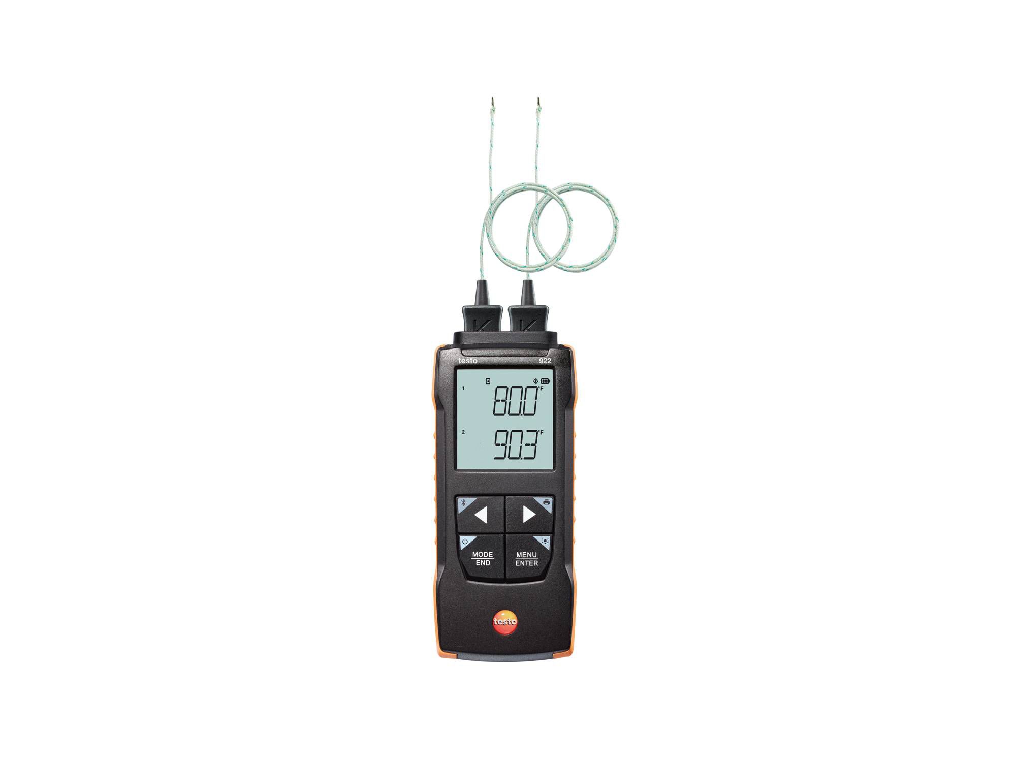 Testo 0602 4592 Sonda Di Temperatura A Termocoppia Tipo K Con Morsetto Per Tubi ø5-65mm
