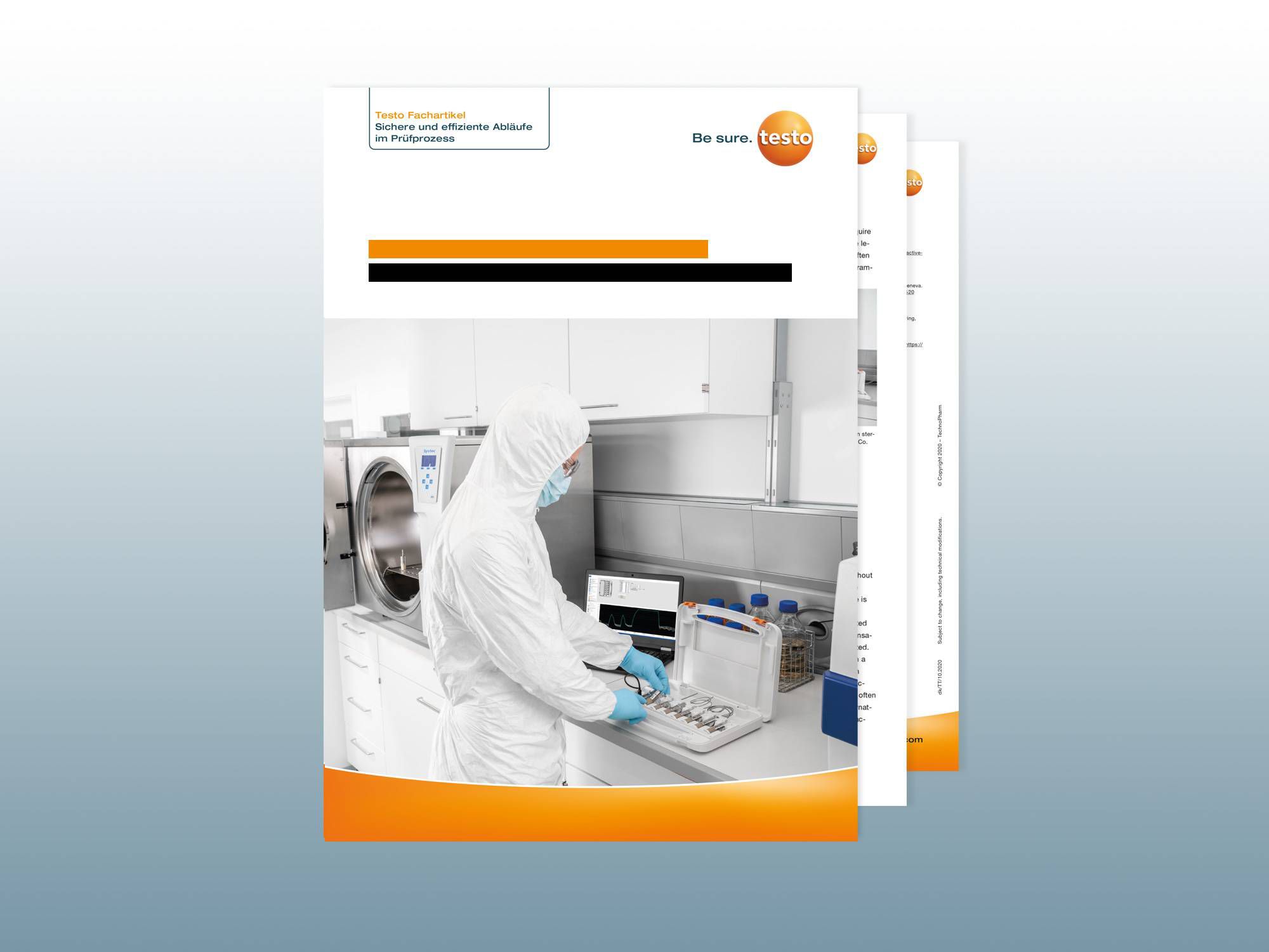 White paper: Validation of steam sterilization