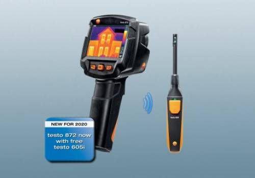 testo 872: Smart thermography with the highest quality images.