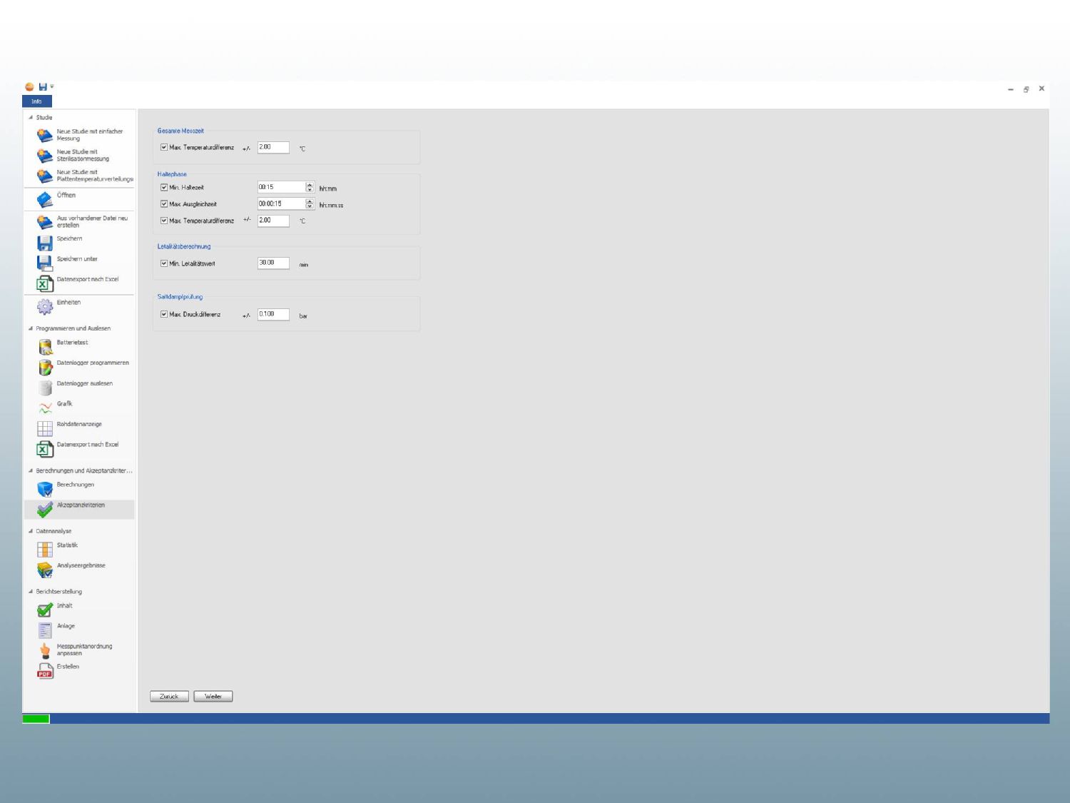 The testo 191 professional software