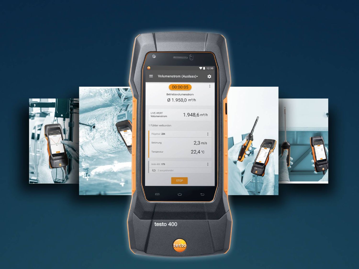 Testo 400 Test-Wochen