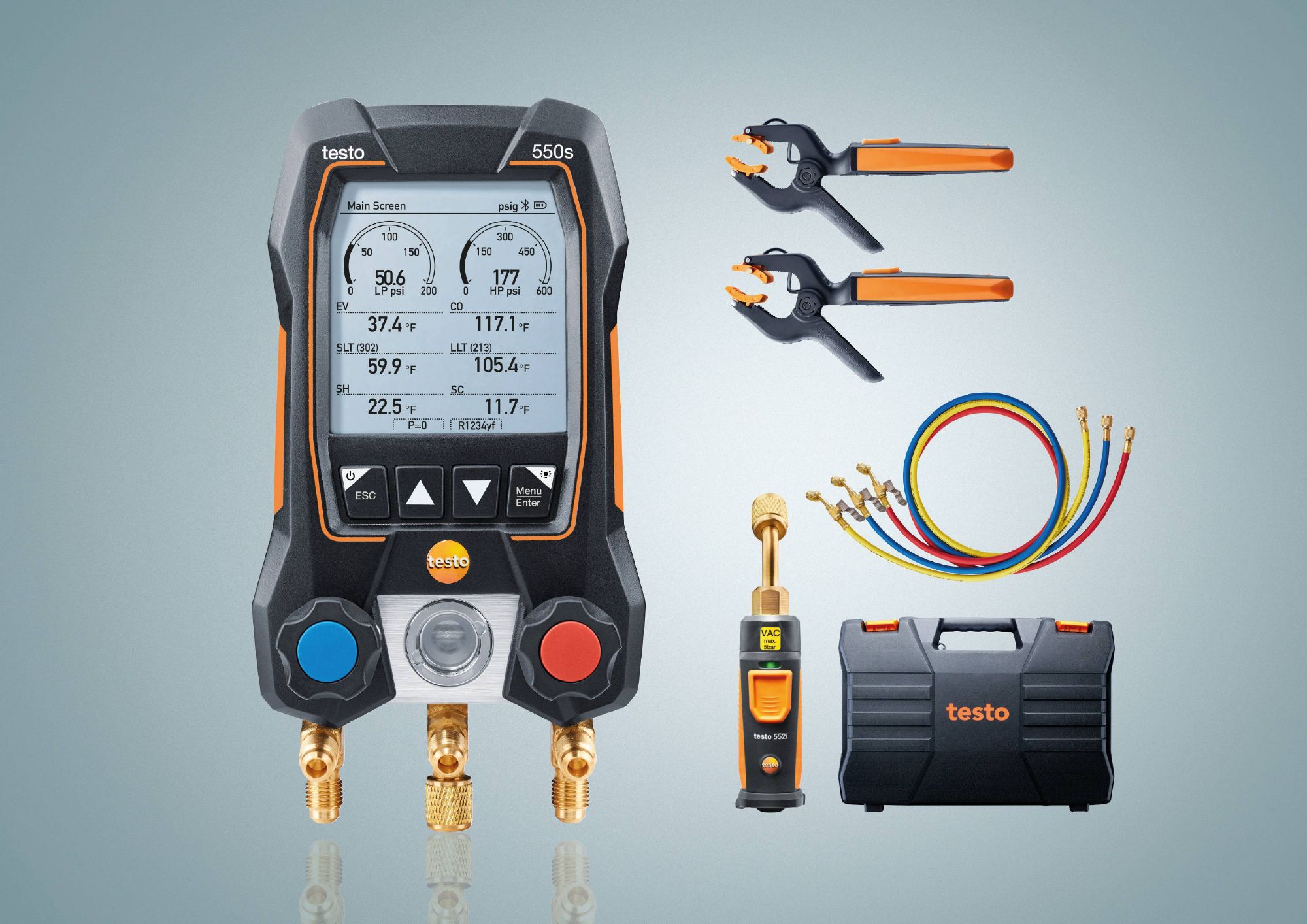 thumbnail interactive-video image 1 of Testo 0554 5570 Digital Manifold Valve Replacement Kit 1 of 2
