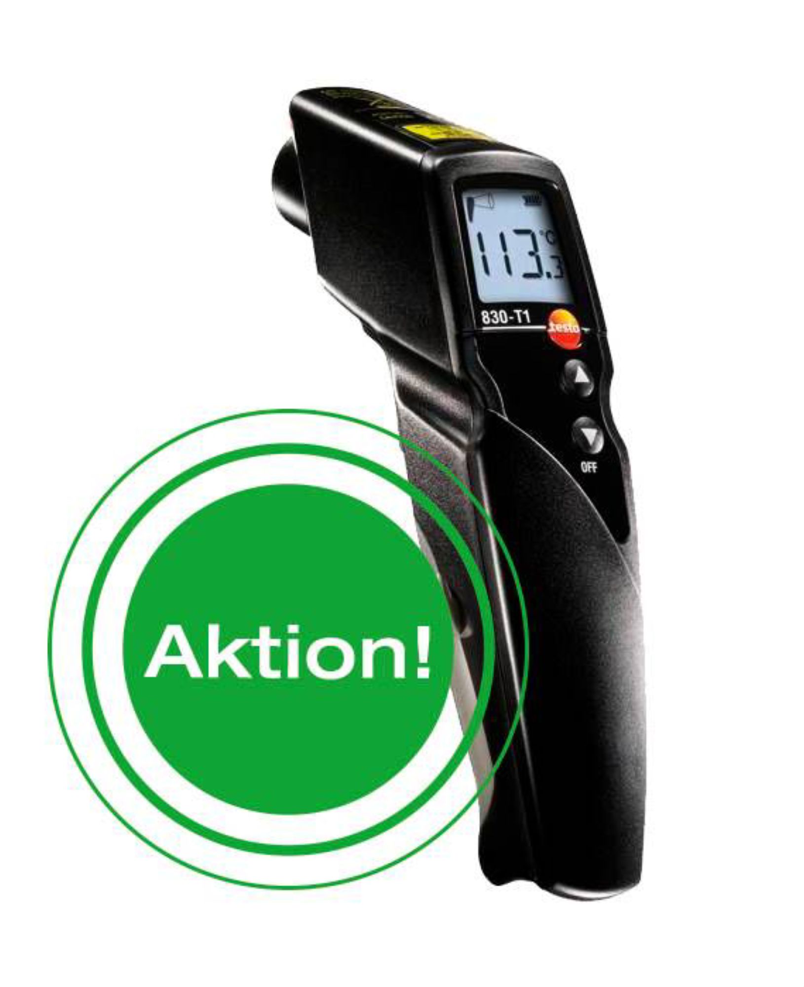 InfrarotThermometer testo 830T1 Oberflächentemperaturmessung