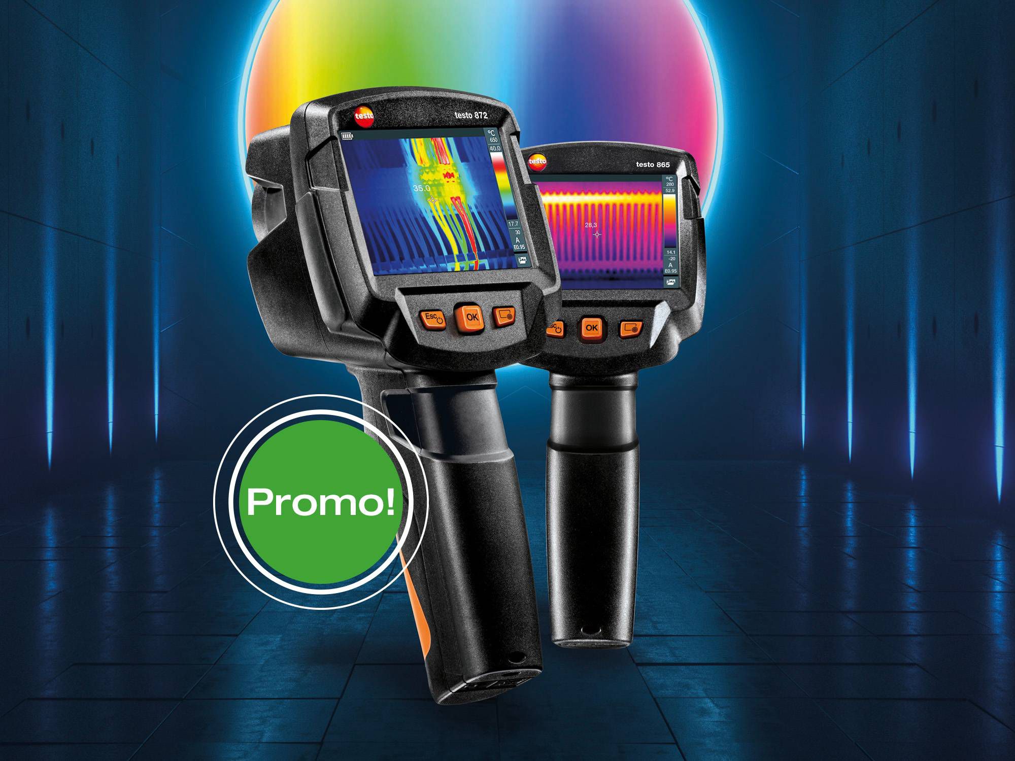 testo 865: Switch on, point, know more.