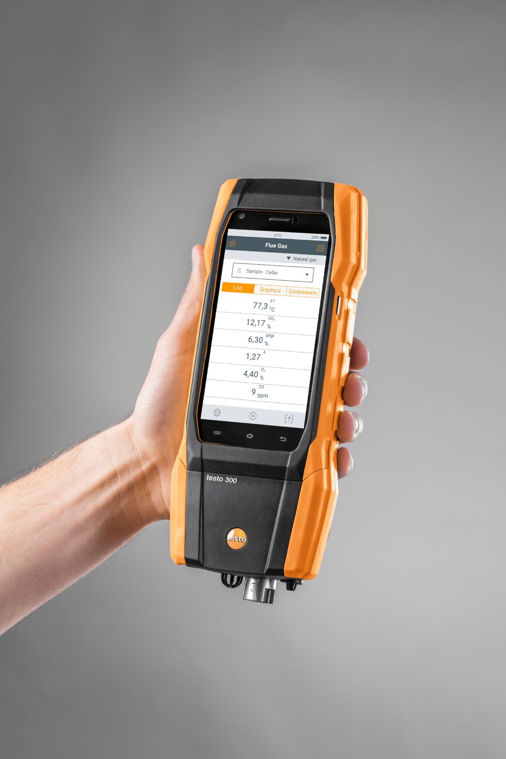 testo 300 Residential and Commercial Combustion Analyzer Flue gas