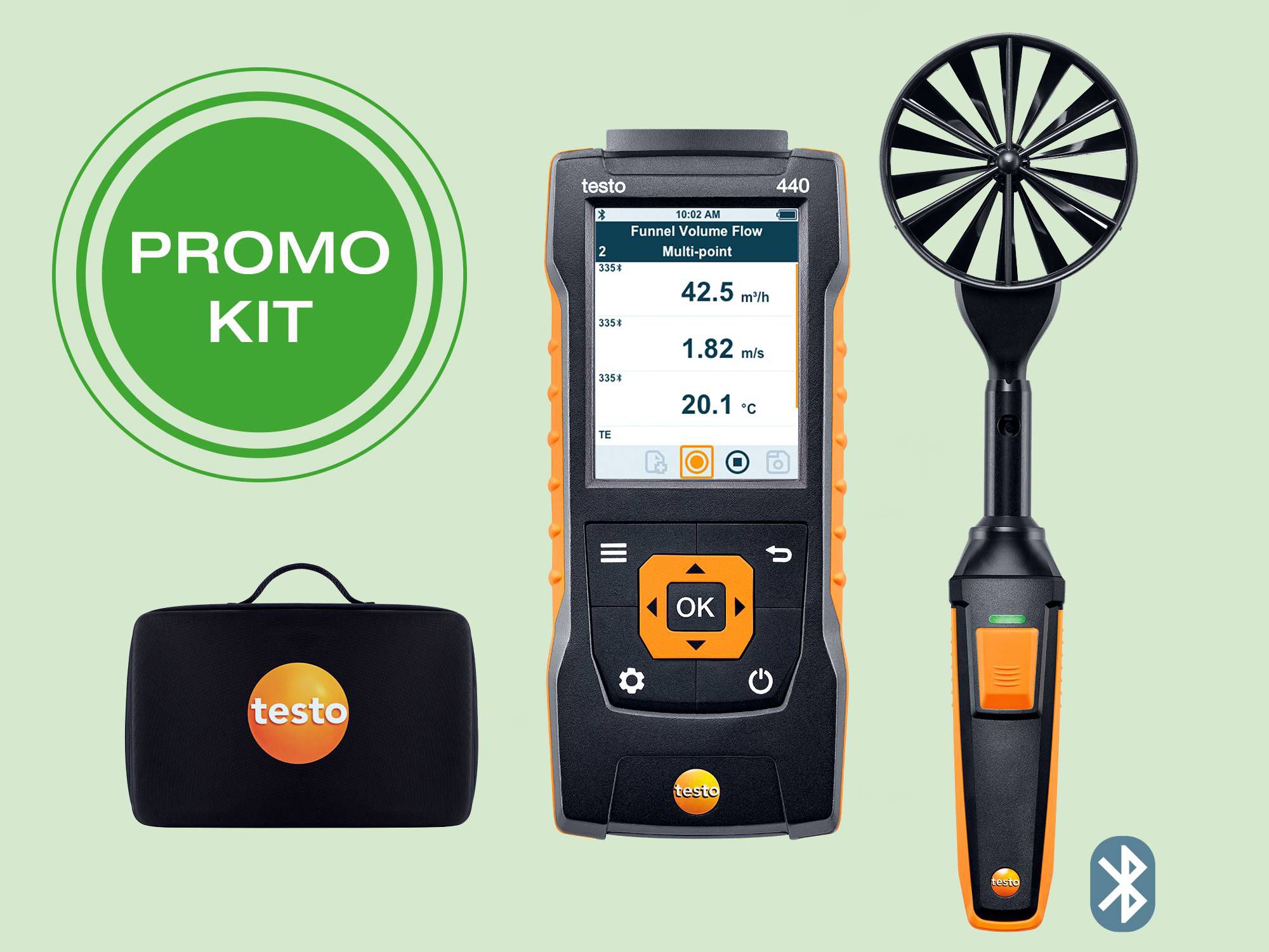 testo 417 funnel kit