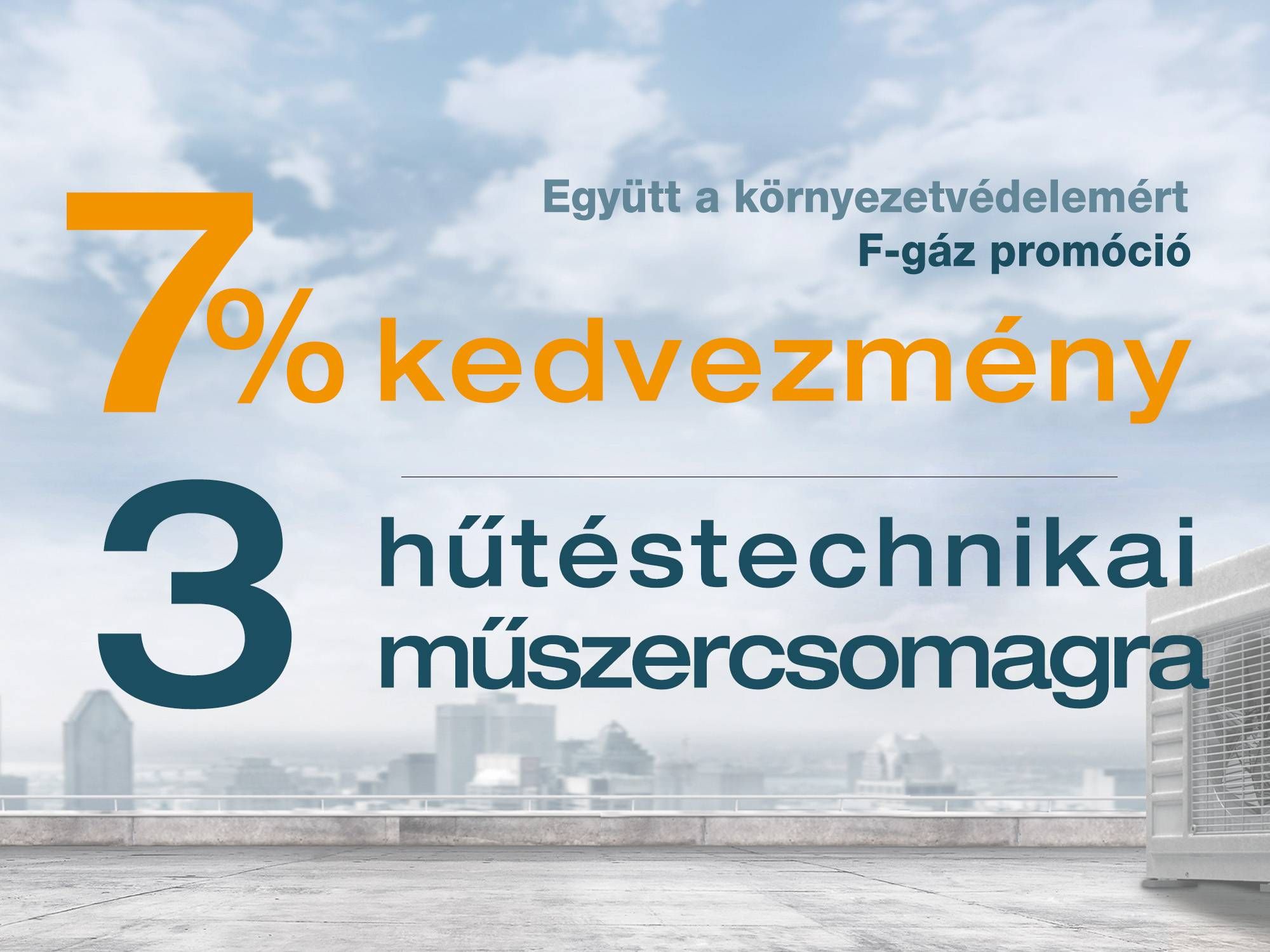 Hűtéstechnikai műszercsomagok 7% kedvezménnyel